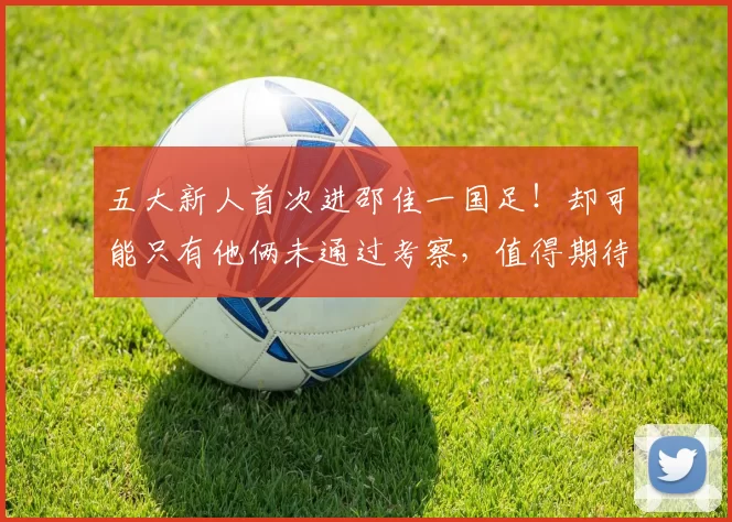 五大新人首次进邵佳一国足!却可能只有他俩未通过考察,值得期待