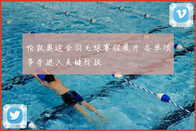 伦敦奥运会羽毛球赛程展开 各单项争夺进入关键阶段